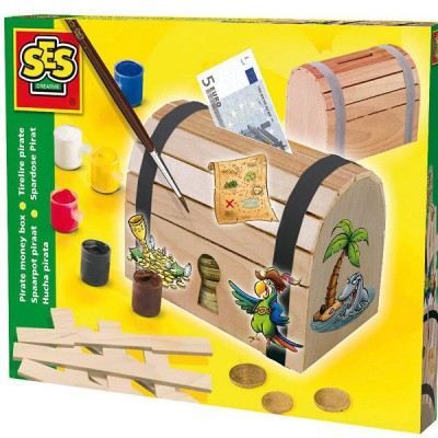 Tirelire Coffre Pirate Achat / Vente support à décorer Kit de