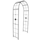  Arceau décoratif anthracite 120x45x240cm