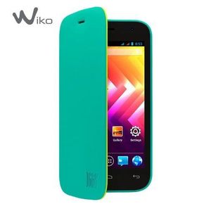 HOUSSE - CHAUSSETTE WIKO IGGY ORIGINAL * ETUI FLIP COVER TURQUOISE HOUSSE - CHAUSSETTE WIKO IGGY ORIGINAL * ETUI FLIP COVER TURQUOISE