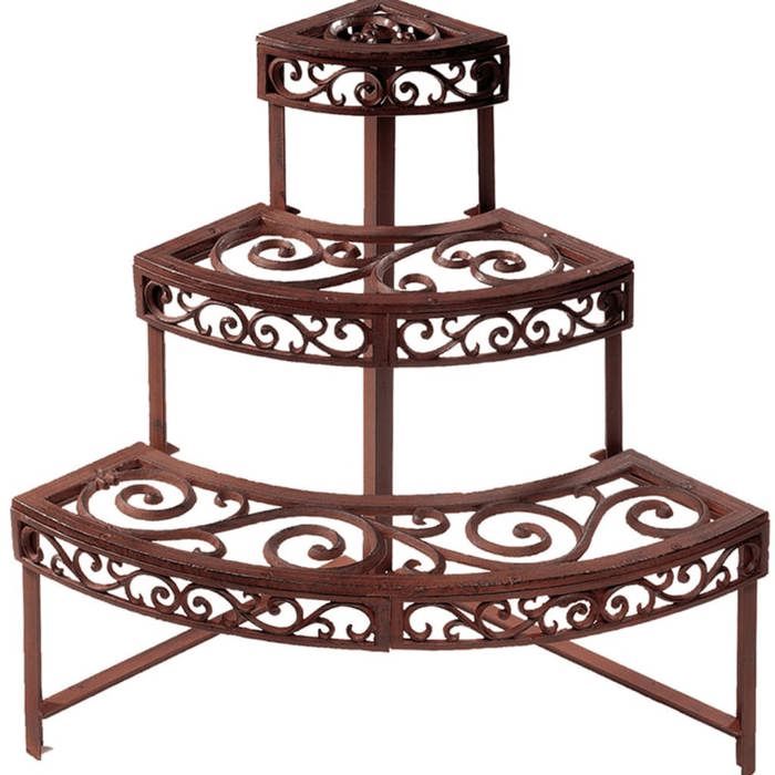 étagère d'angle pour plantes en métal patiné 49? Achat / Vente