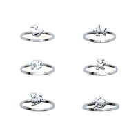 BAGUE - CHEVALIERE Coffret 12 Bagues Enfant Animaux…