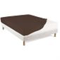  Drap Housse Chocolat - Bonnet 27 cm - 90x200