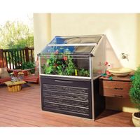 SERRE DE JARDINAGE Serre potager adossable