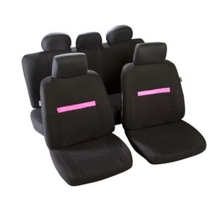 Housse Caroline T2 Noir/Rose