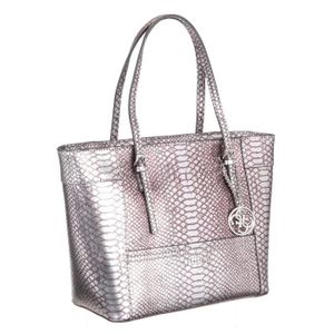 GUESS Sac ? Main DELANEY Gris Femme
