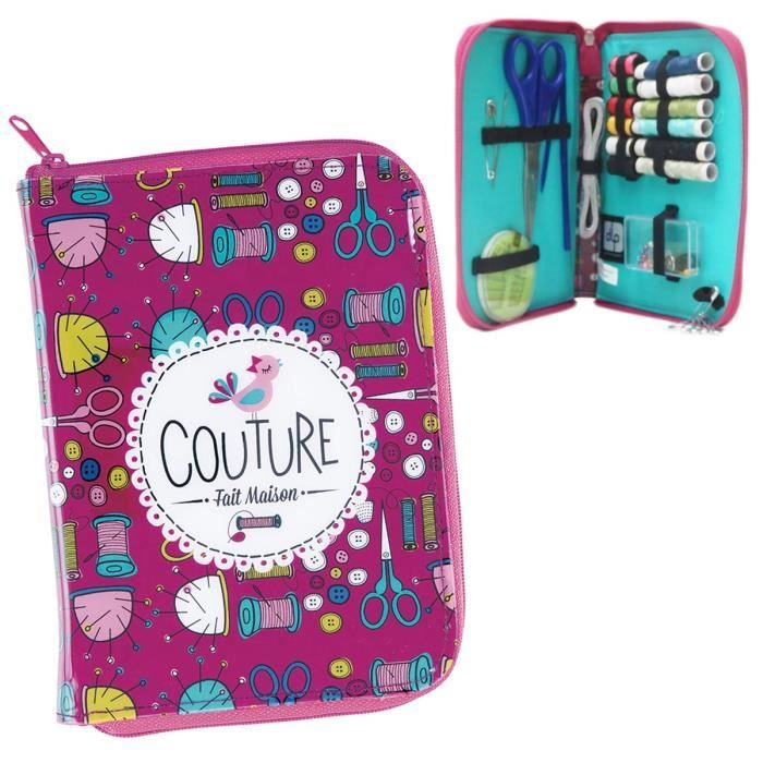 Trousse &agrave; Couture Garnie FAIT MAISON de Couturi&egrave;re N&eacute;cessaire Kit