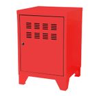 PETIT MEUBLE DE RANGEMENT Rangement PIERRE HENRY 1 porte rouge 40x40x57.5