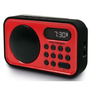 MET 477221 Radio FM Rouge