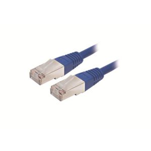 OMENEX Câble RJ45 catégorie 5 FTP droit 2m bleu