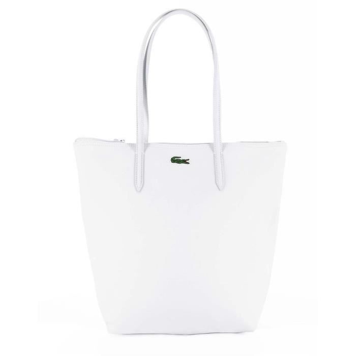 LACOSTE-SAC CABAS L- NF0647PO-BLANC - Achat / Vente sac shopping 2009947446221 - Cdiscount