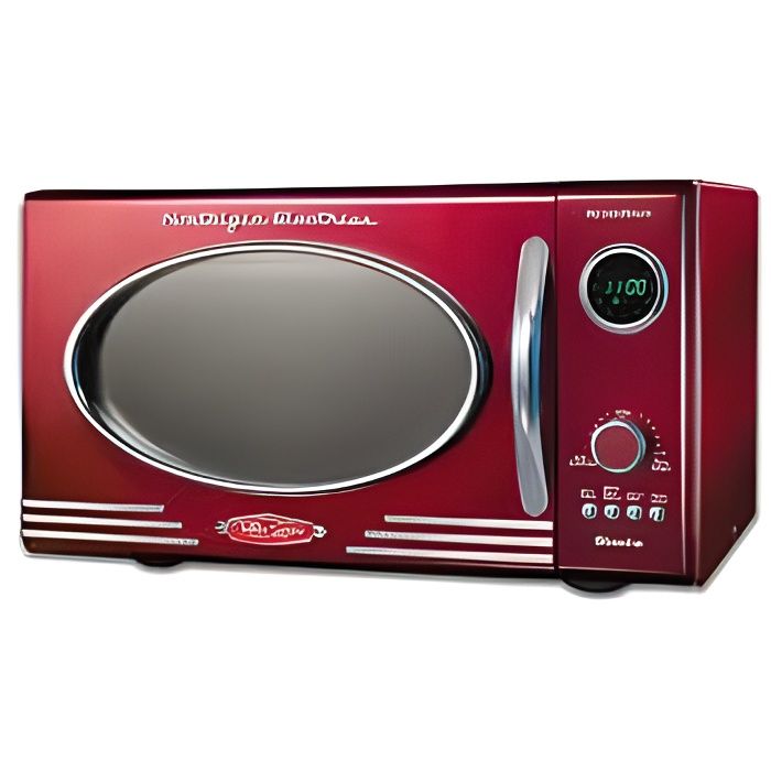 Micro onde solo 25L Retro rouge - Achat / Vente micro-ondes - Cdiscount