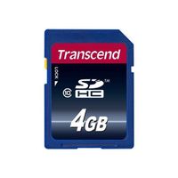 CARTE MEMOIRE Transcend SDHC 4go Class10
