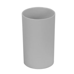 FRANDIS Gobelet rond en plastique Rubber Softy gris en display