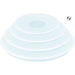 TEFAL INGENIO Set 3 Couvercles de conservation L9019222 ? 16-18-20cm blanc