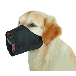 TRIXIE Museli?re polyester S?M noir pour chien