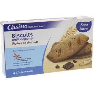 Biscuits Petit Déjeuner - Sans sucres - Pépites de