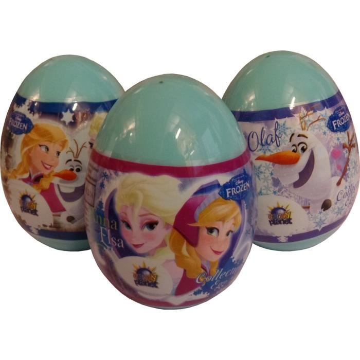 Lot de 3 oeufs surprise reine des neiges Achat / Vente confiserie de