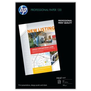 HP Papier Mat Jet d'Encre - 100 Feuilles - A3 - 297 x 420 mm