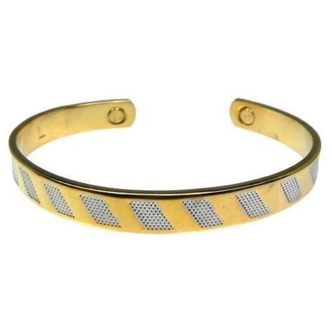 bracelet plaque or argent en cuivre 2 aimants Achat / Vente bracelet