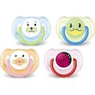 SUCETTE  AVENT Sucette Silicone 2ème âge Animal
