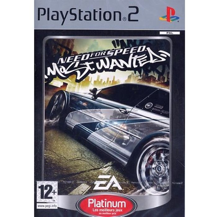 NEED FOR SPEED MOST WANTED / JEU CONSOLE PS2 Plati   Achat / Vente