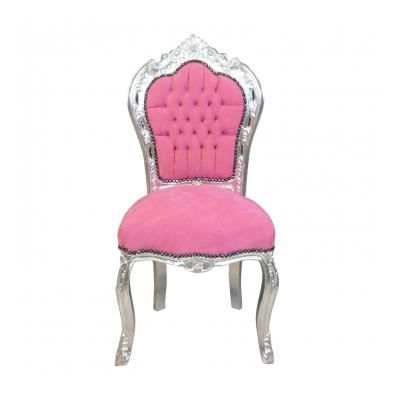 chaise baroque capitonnee