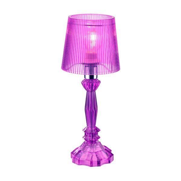 Lampe Miss Baroque Ultra violet S il y a bien une lampe a poser qui