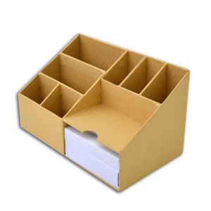 D.I.Y with Toga Organiseur de bureau ? décorer - kraft - 21x12cm