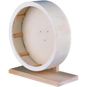 TRIXIE Roue en bois, ? 22 cm pour rongeur