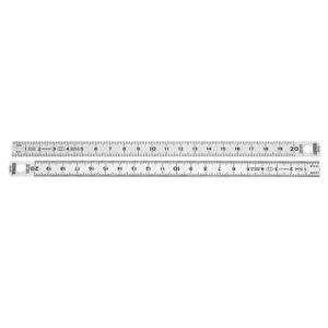 STANLEY Réglet acier inoxydable flexible 20cmx13mm