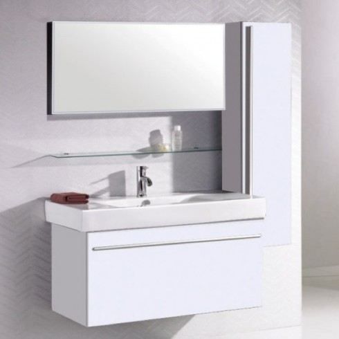 Meuble de salle de bain INGLATERRA Blanc SDB080 Achat / Vente salle