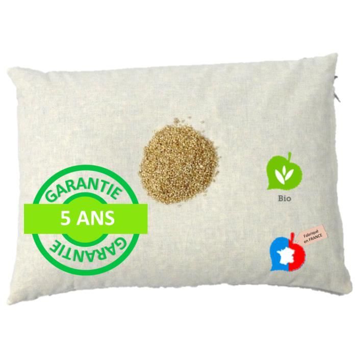 Oreillers Bio oreiller millet bio 40 x 60 cm achat vente oreiller Oreillers Bio oreiller millet bio 40 x 60 cm achat vente oreiller
