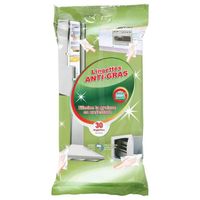 30 Lingettes nettoyantes anti-gras 30 Lingettes nettoyantes anti-gras