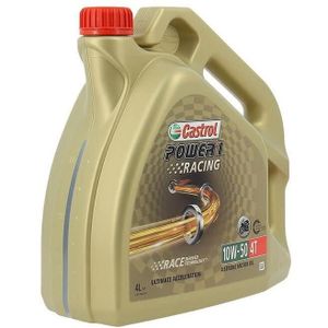 HUILE MOTEUR HUILE MOTO CASTROL POWER 1 RACING 4T 10W50 4L HUILE MOTEUR HUILE MOTO CASTROL POWER 1 RACING 4T 10W50 4L