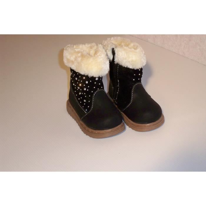 botte noir fille