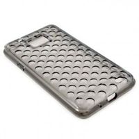 ACCESSOIRES TELEPHONIE coque silicone Galaxy S2 gris fumé-transparent