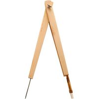 RÈGLE - ÉQUERRE - COMPAS  Compas tableau 40cm bois pour craie