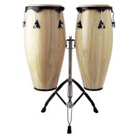 PERCUSSIONS Congas Bois 10 + Stand natural