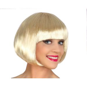ATOSA Perruque courte ? frange Blonde
