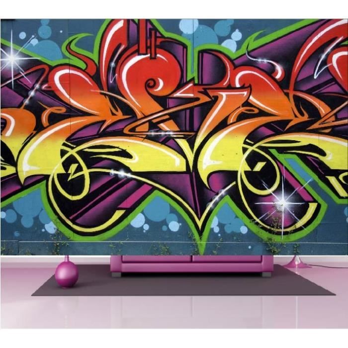 Stickers muraux géant déco : Graffiti Tag Dimen Achat / Vente