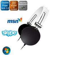 CASQUE  - MICROPHONE Elypse Micro-casque multimédia stéréo Noir