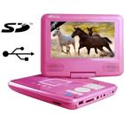 LECTEUR DVD BLURAY VOITURE -  EMBARQUE Lecteur DVD portable TAKARA VR122 rose