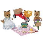 FIGURINE Sylvanian Set De PicNic & Bicyclettes