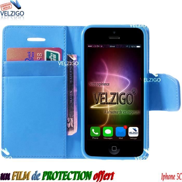 Velzigo ® coque pour iphone 5C housse etui personnalisable antichoc