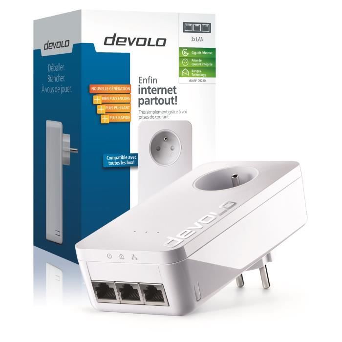 DEVOLO CPL dLan 650 triple+ DEV9230 Achat / Vente courant porteur