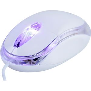 APM Souris Filaire USB - Optique - Mac / PC - Blanc