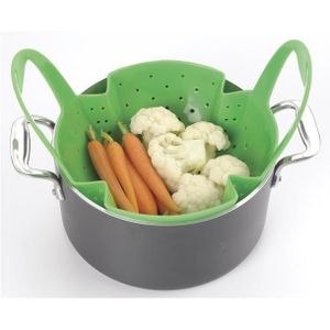 OXO Good Grips Panier vapeur silicone vert