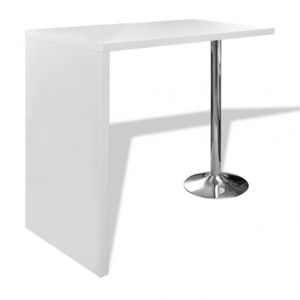 table de bar blanche