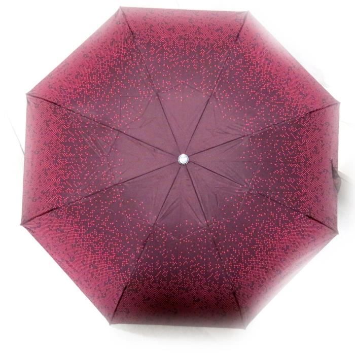 PARAPLUIE Parapluie cr&eacute;ateur "Daniel Hechter" bordeaux