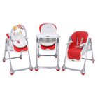  BREVI Chaise haute B-FUN 3en1 Rouge